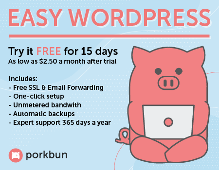 Porkbun - Easy WordPress