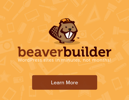 BeaverBuilder - WordPress sites in minutes, not months!