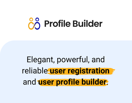 Profile Builder Pro - profile plugin for WordPress